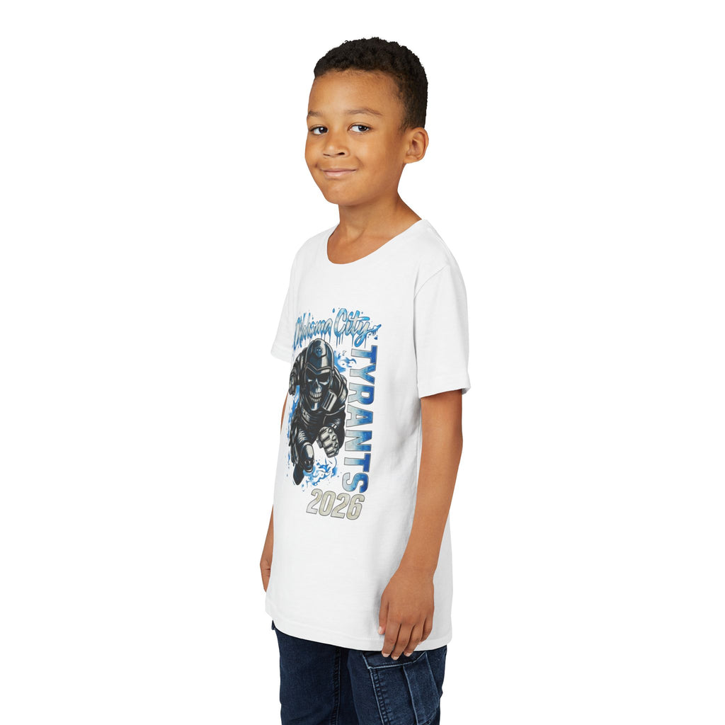 Youth Tee - Oklahoma City Tyrants 2026 Football Team Graphic