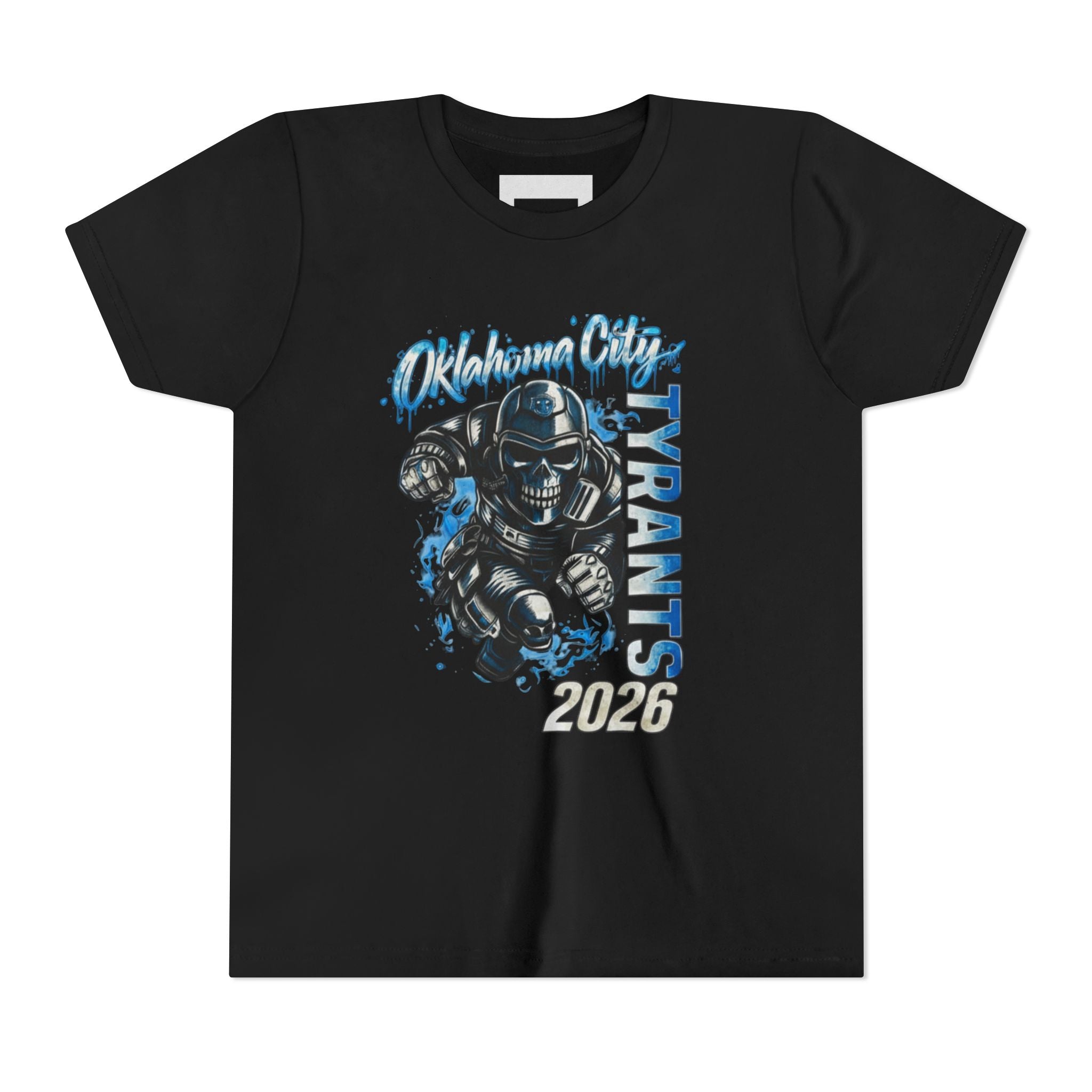 Youth Tee - Oklahoma City Tyrants 2026 Football Team Graphic