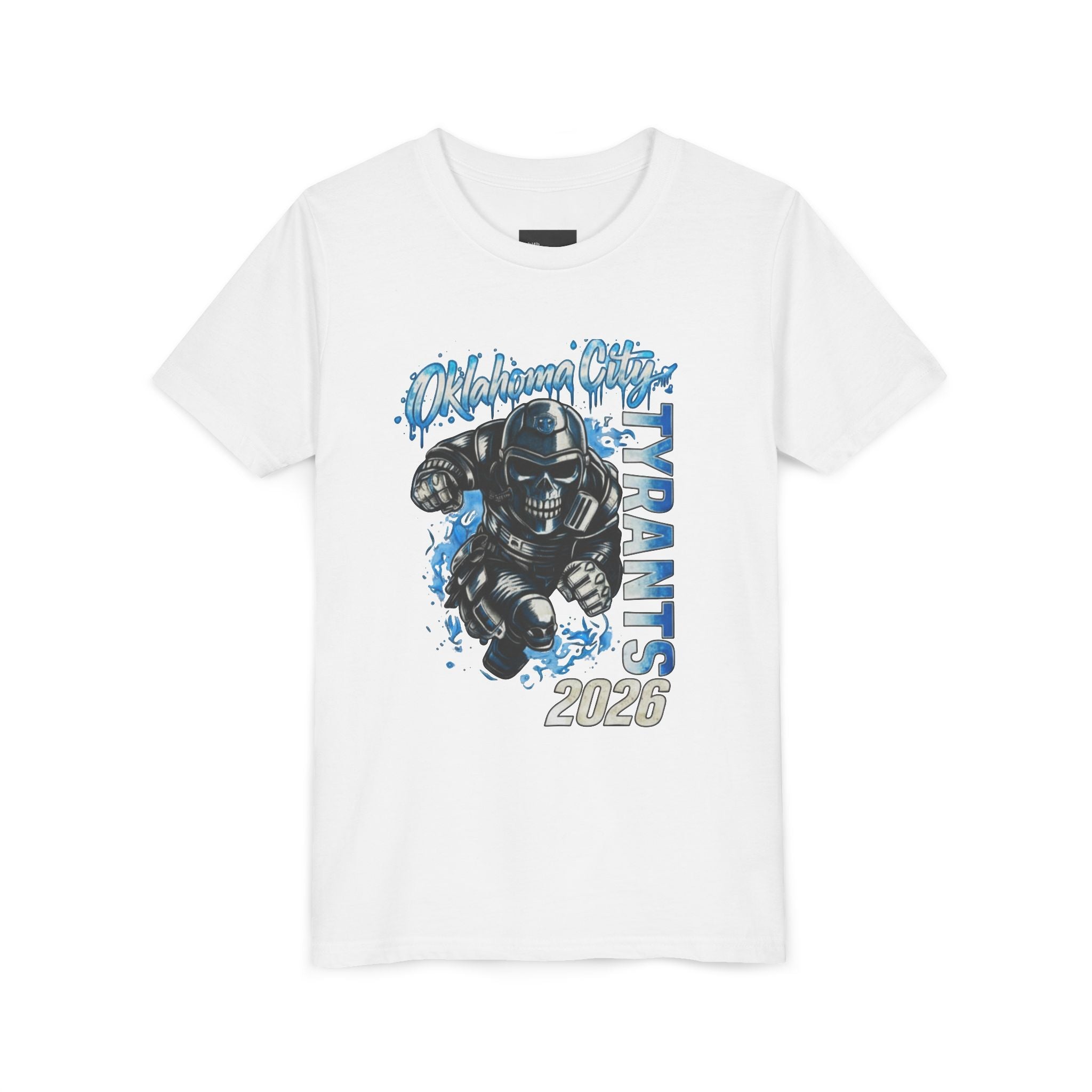 Youth Tee - Oklahoma City Tyrants 2026 Football Team Graphic