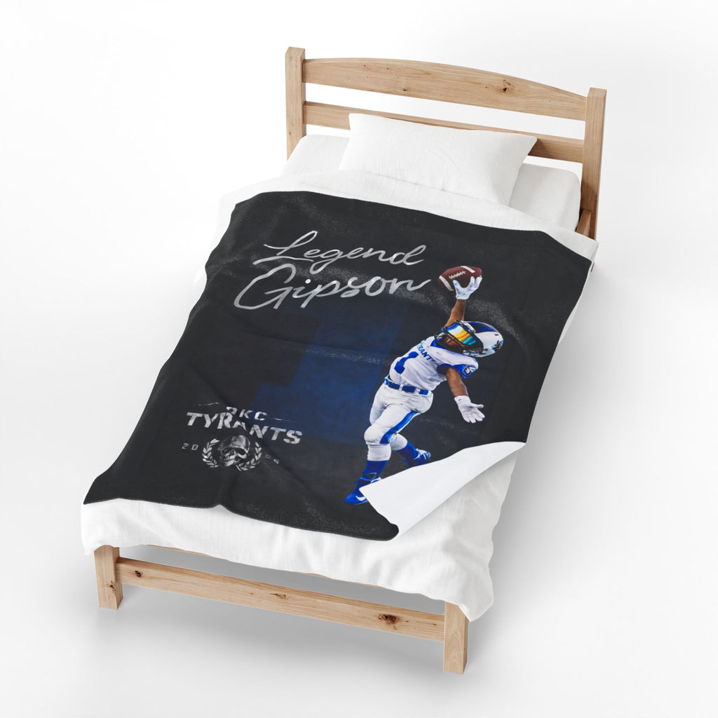 Plush Blanket Custom Football Throw