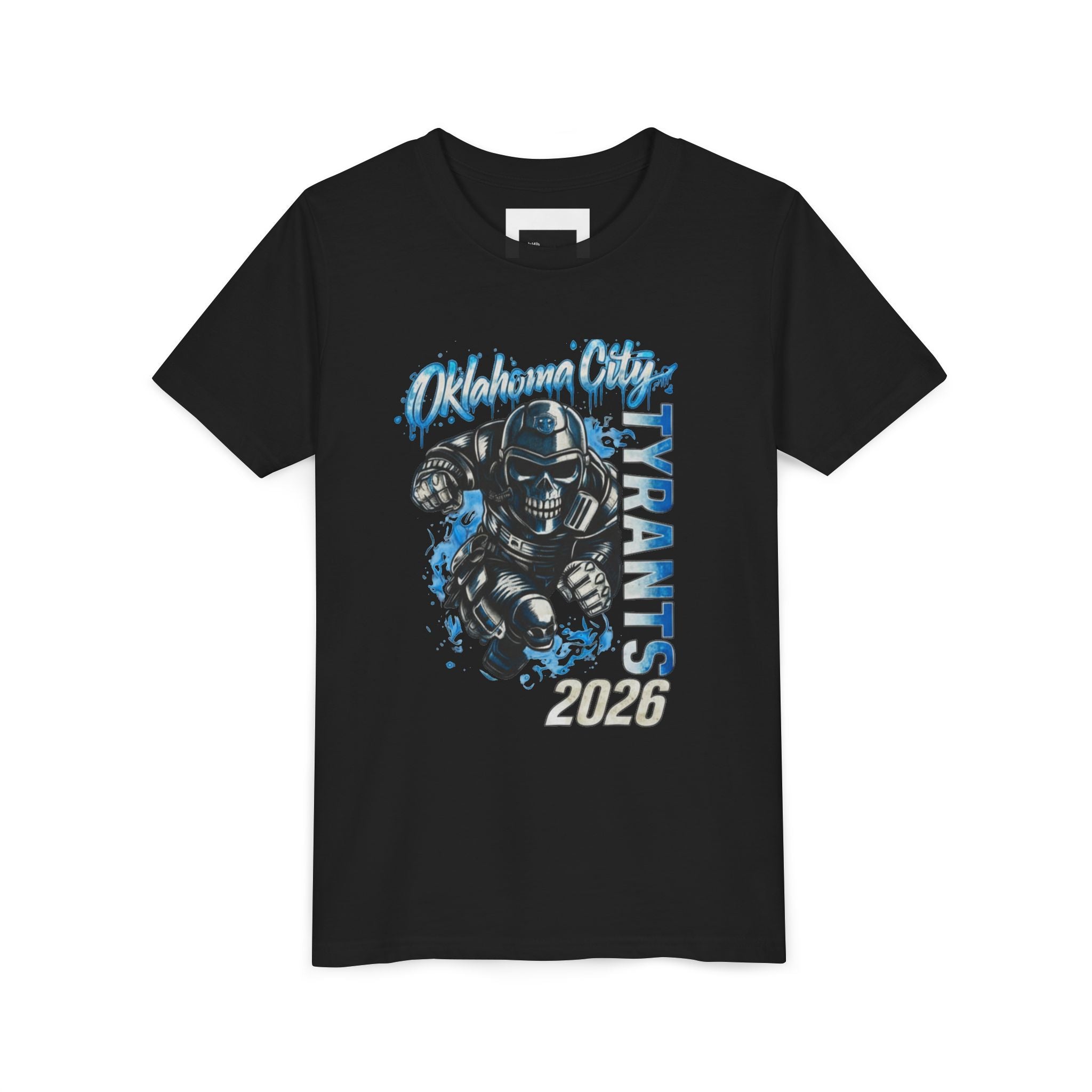 Youth Tee - Oklahoma City Tyrants 2026 Football Team Graphic