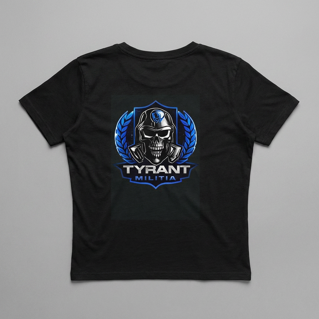 'Tyrant Takeover' Graphic Crop Tee