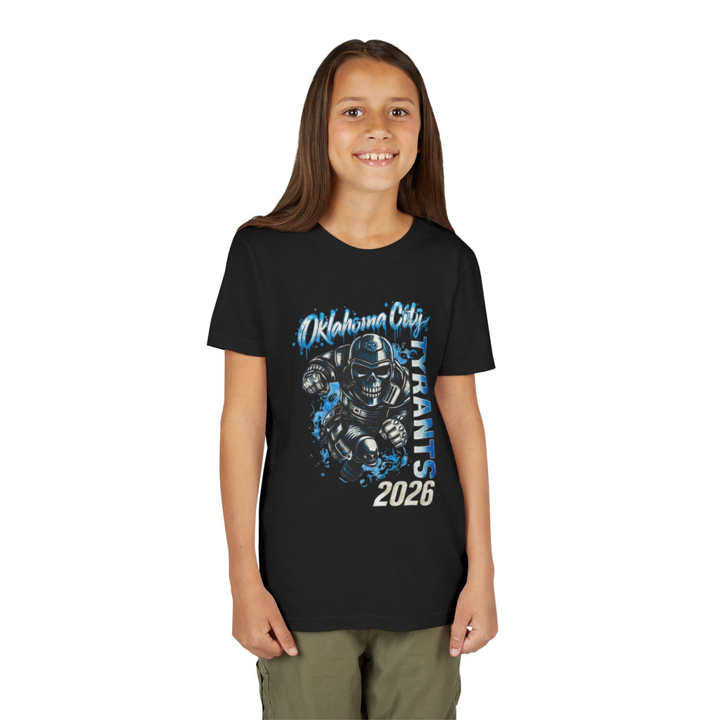 Youth Tee - Oklahoma City Tyrants 2026 Football Team Graphic