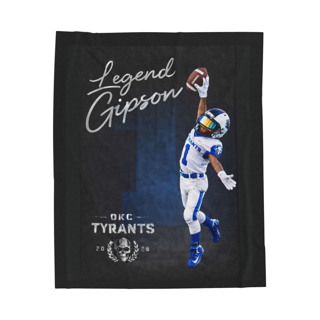 Plush Blanket Custom Football Throw
