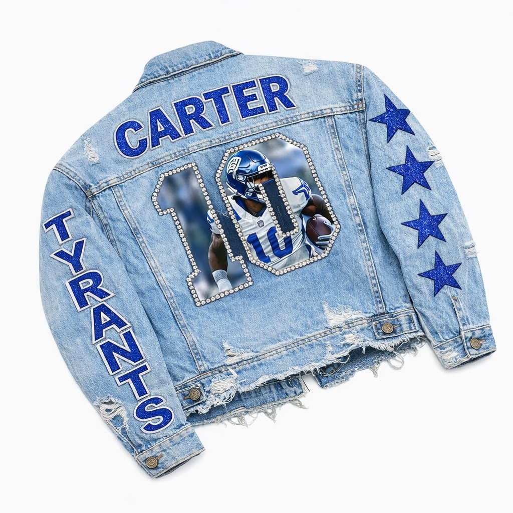 Custom "Dazzled" Jean Jacket
